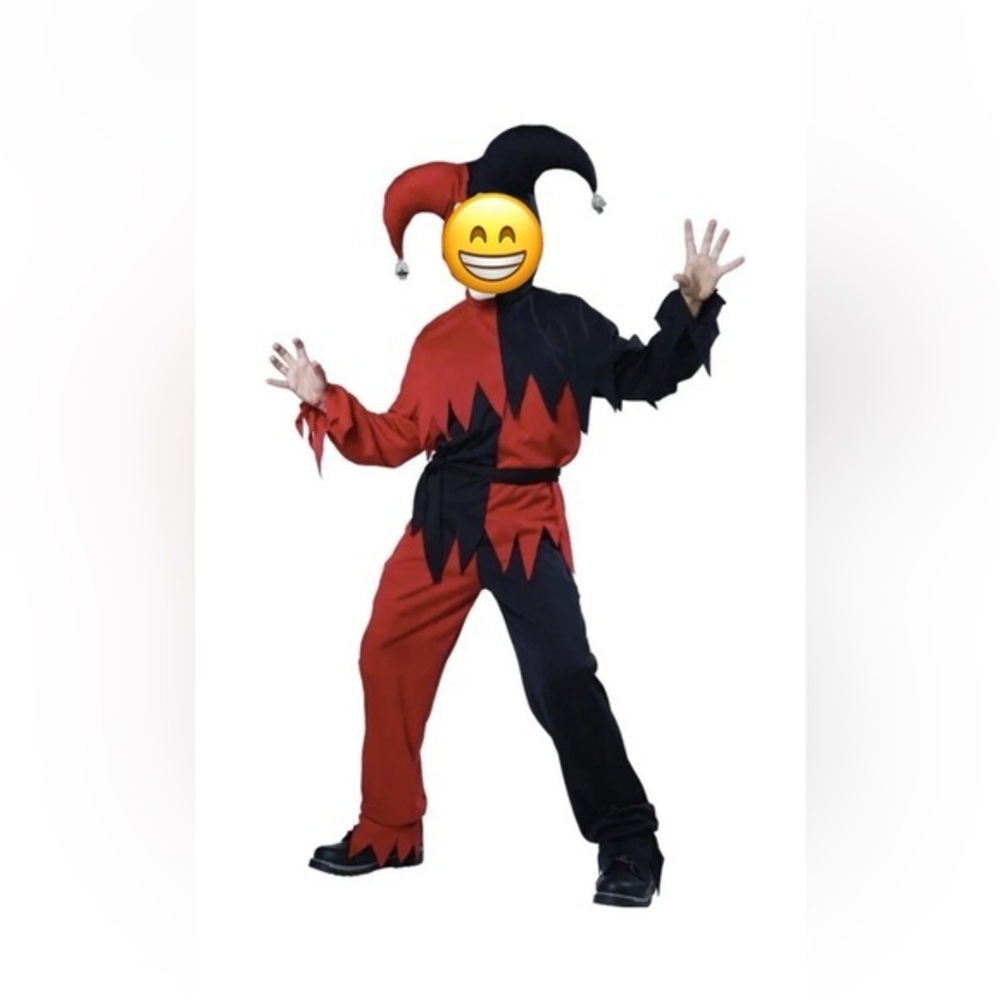 EVIL JESTER kids Halloween costume set size medium